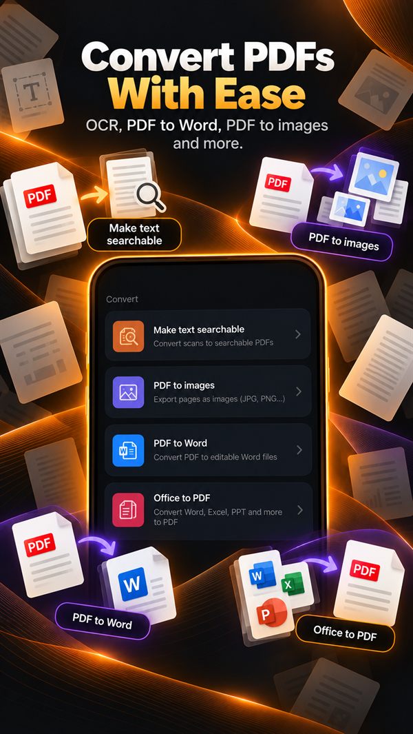 PDF conversion tools in PDF Studio